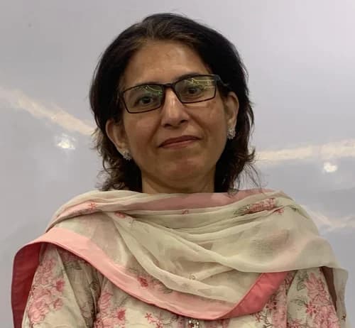 Portrait of Ms. Mozamilla Saeed